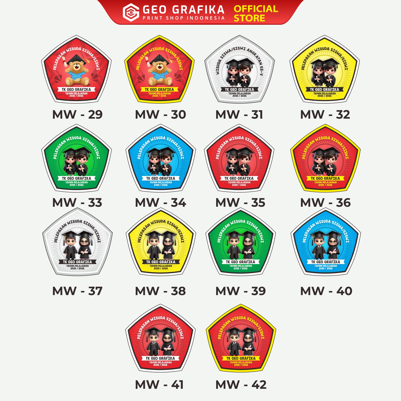 Medali Wisuda Akrilik Custom - Geo Grafika