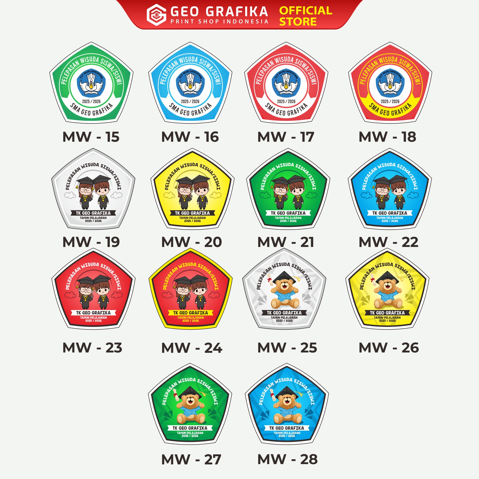 Medali Wisuda Akrilik Custom - Geo Grafika