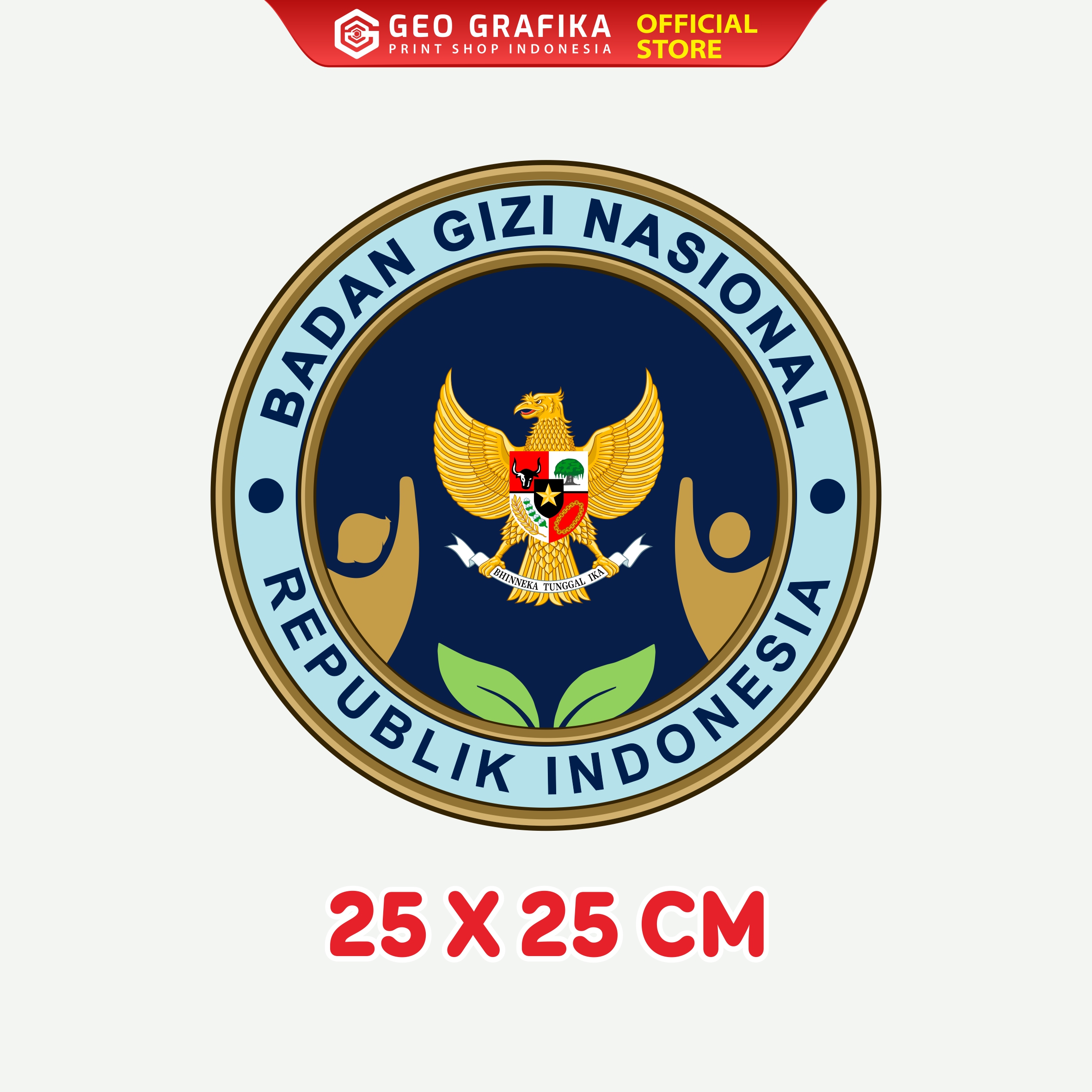 STICKER BULAT LOGO BGN SPPG - GEO GRAFIKA