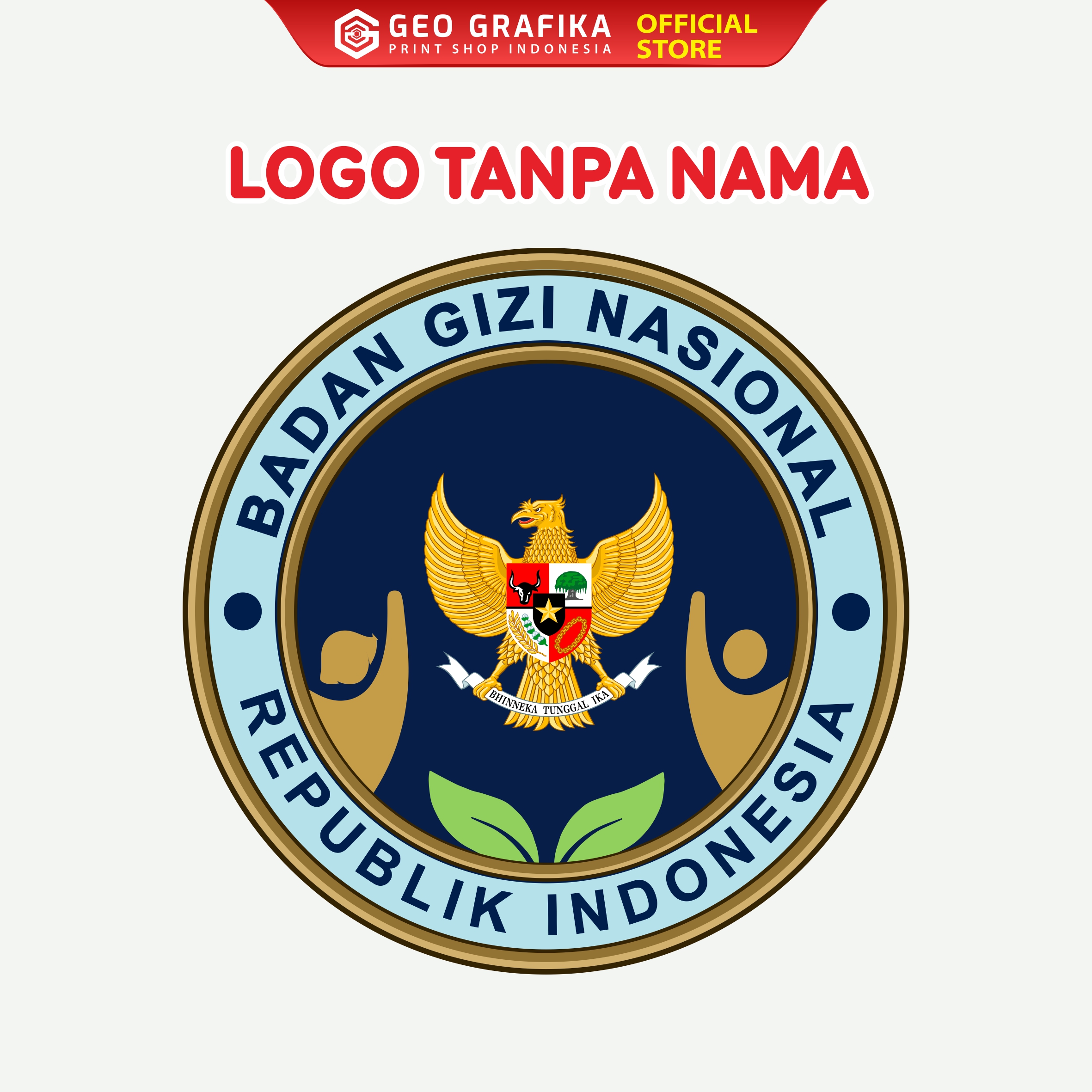 CETAK STICKER LABEL LOGO SPPG PAKET 1000 PCS | CUSTOM NAMA SPPG - GEO GRAFIKA