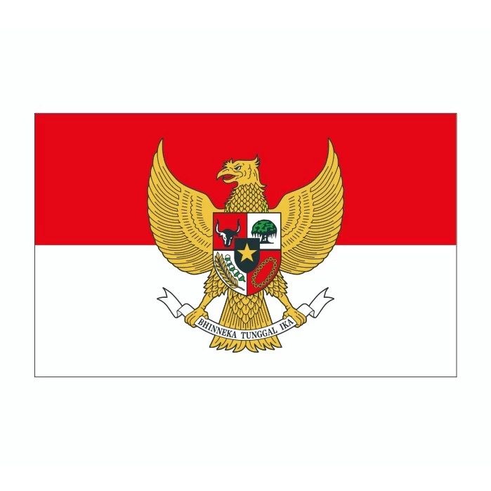 Stiker Pipi HUT RI Bendera Merah Putih / Stiker Kemerdekaan Indonesia / Pancasila / I Love Indonesia