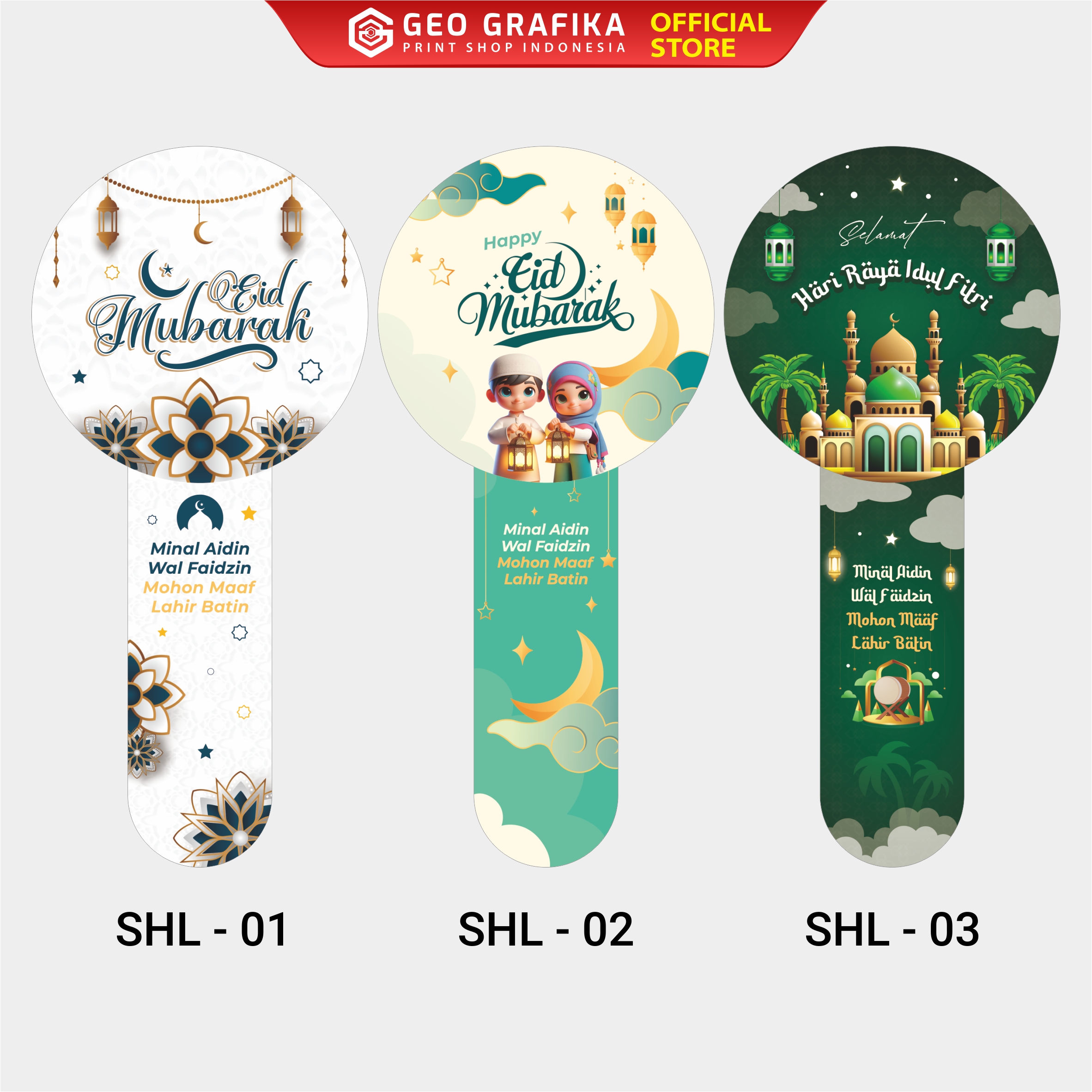 Stiker Seal Hamper Toples Lebaran Idul fitri - Geo Grafika