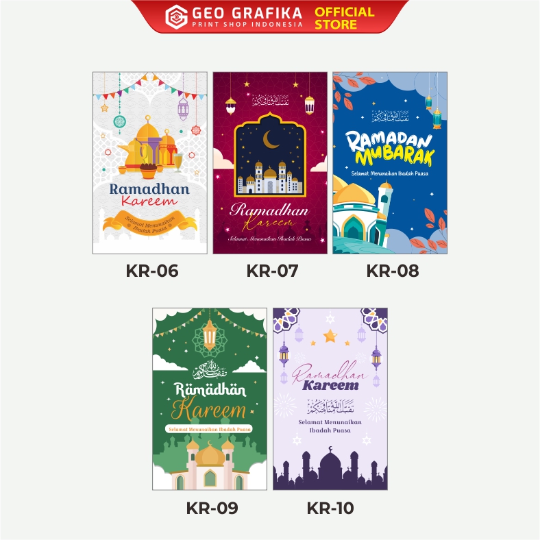 Kartu Ucapan Ramadhan (isi 25 pcs)