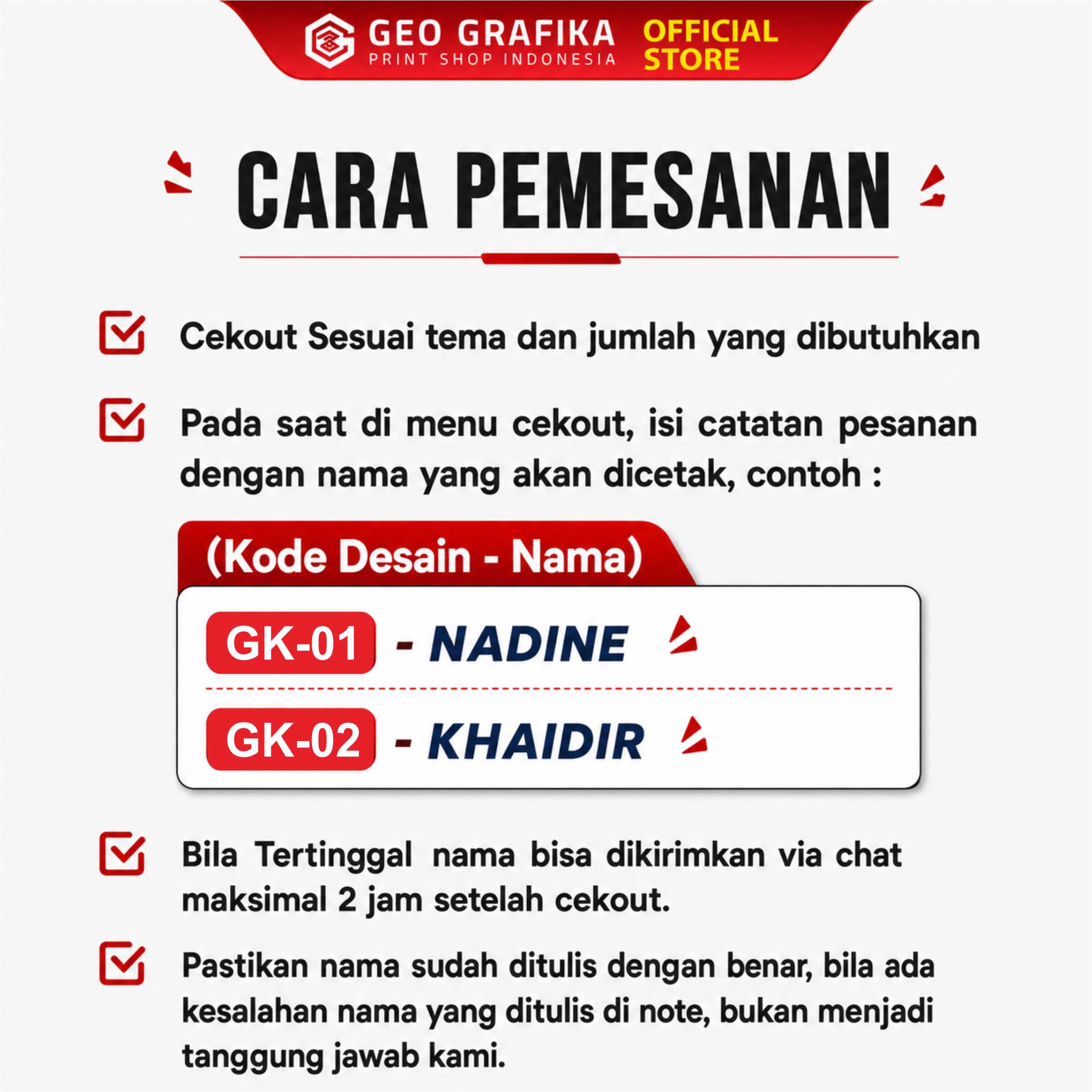 Keychain Custom Nama Anak Gantungan Kunci Akrilik Print UV Motif Full Color - Geo Grafika